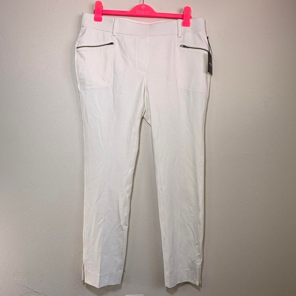 Belyn Key Commuter Pant Chalk Women's Size XXL Golf Active Sporty
